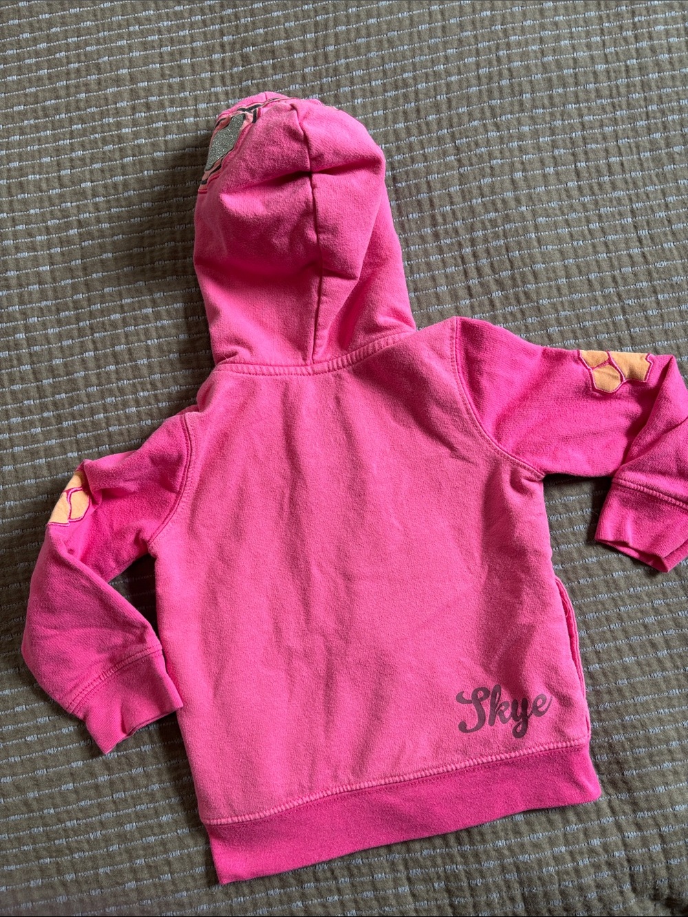 PAW Patrol Nickelodeon Skye Zip Up Hoodie Pink Toddler Girls Size 3T - Picture 4 of 5